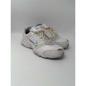 Nike Shoes Womens Rolling Rail DRC Walking Sneaker Sz 9 White Leather 318172-111